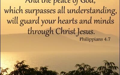 Peace that surpasses understanding….