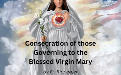 Consecration of those Governing to Blessed Virgin Mary